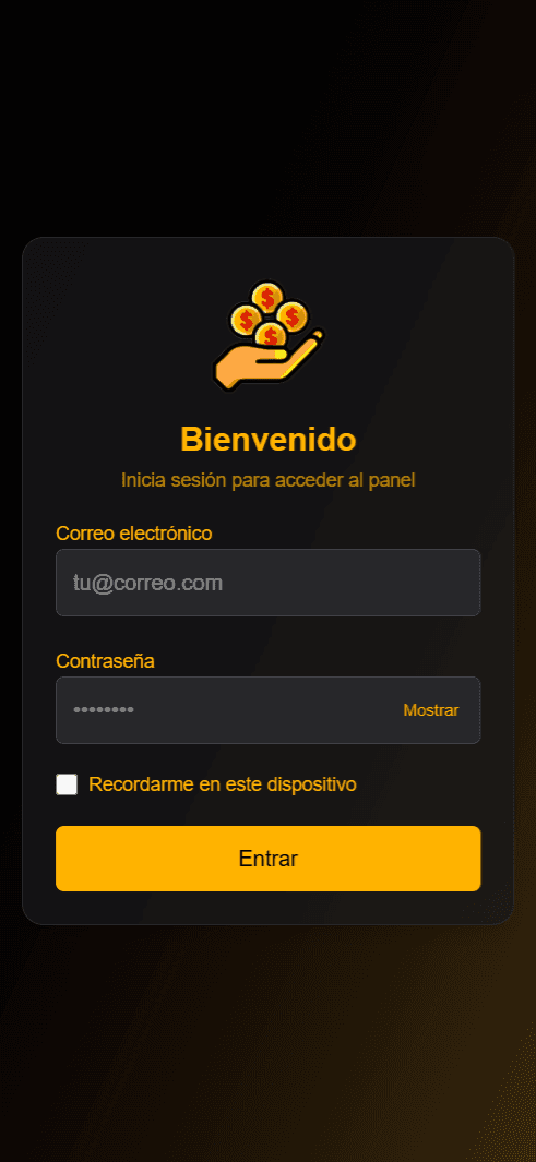 Financial services platform with intuitive user interface